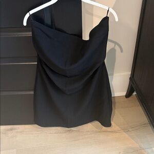 Zara Black Strapless Dress